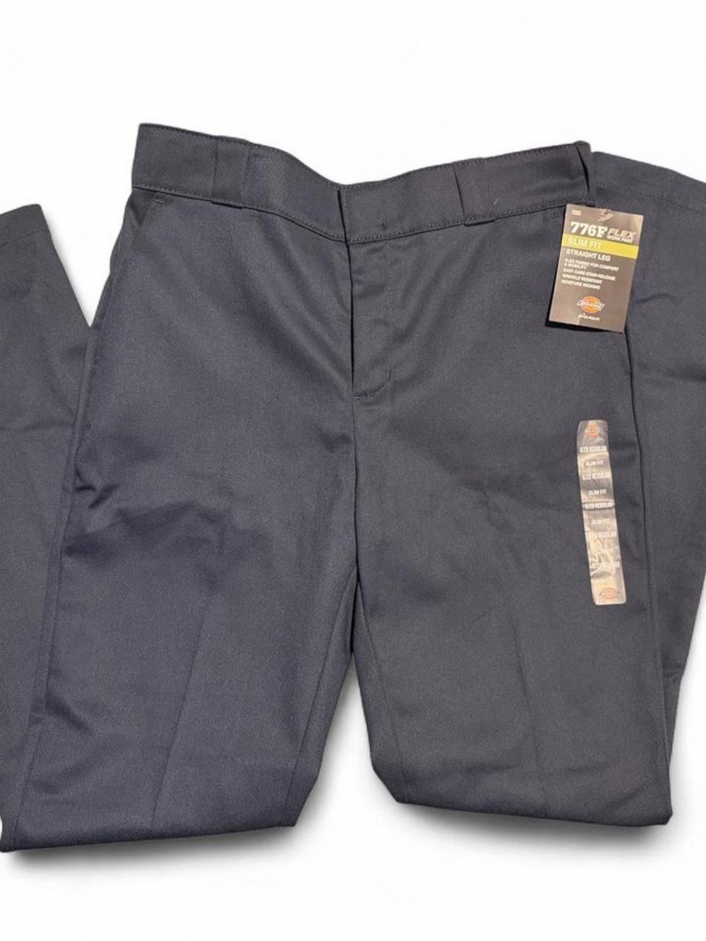 Dickies Women’s Navy 776 Flex Straight-Leg Work Pants